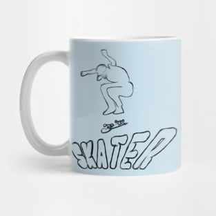 Skater Black Mug